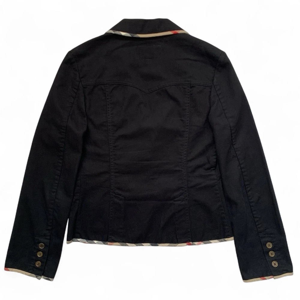 Burberry Black Blazer with Cream Piping - Picture 2 of 13